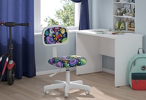 Детское компьютерное кресло CHAIRJET KIDS 101, ткань велюр, НЛО